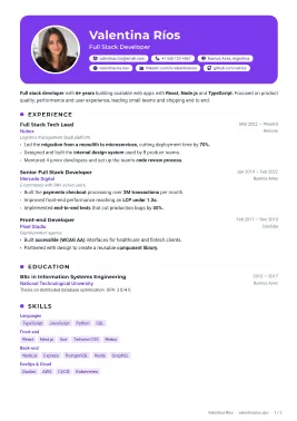 Halo resume template